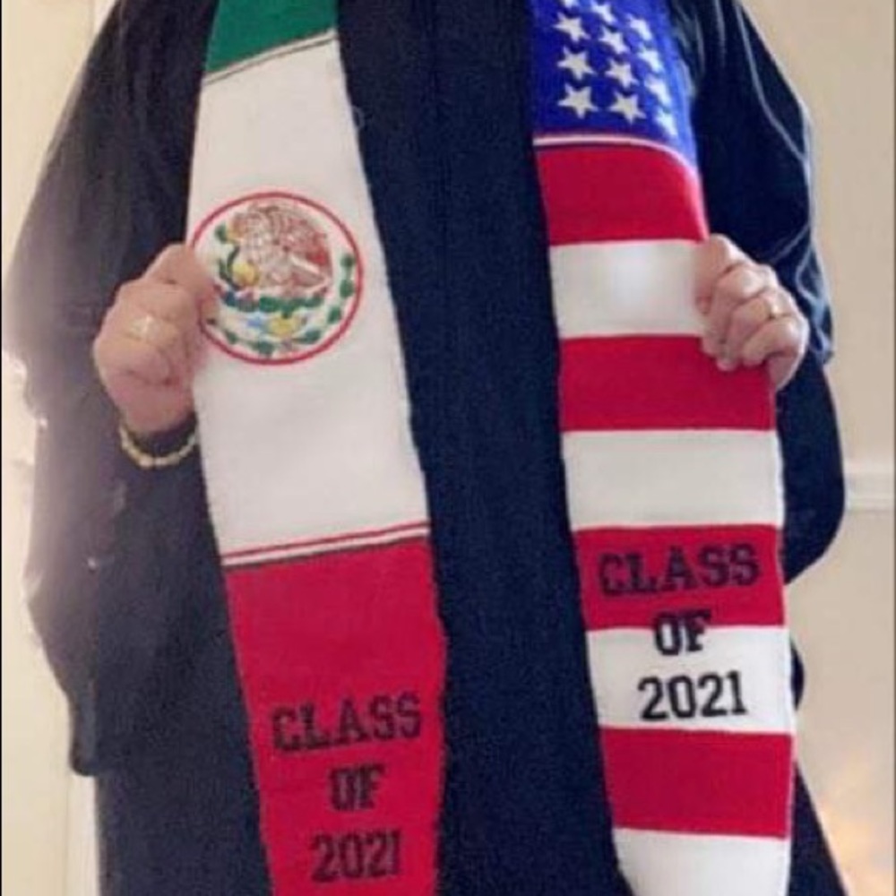 Mexican-American Sarape graduation stole